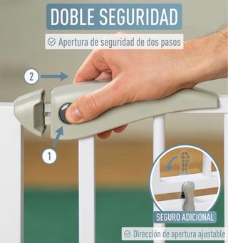 Barrera seguridad infantil 75-175 cm