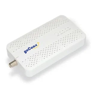 Adattatore MoCa 2.5 GoCoax per trasmettere la connessione internet via cavo TV Antenna