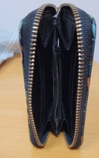 Cartera monedero juvenil estampado jungla