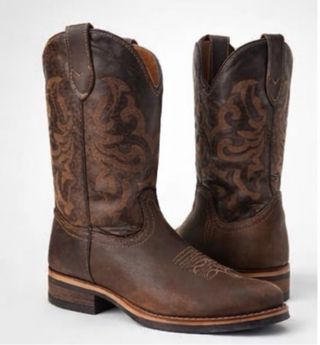 Stivali western vera pelle Messico