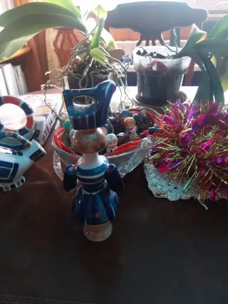 Figura Sargadelos Mujer con Plancha