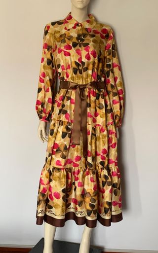 Vestido Carolina Herrera estampado