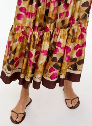 Vestido Carolina Herrera estampado