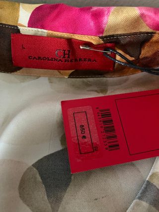 Vestido Carolina Herrera estampado