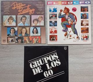 Pack 3 Vinilos Música Española Pop Rock
