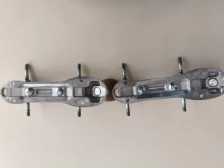 Chasis vase de patines de metal con freno