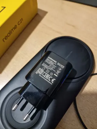 Cargador Inalámbrico Samsung Duo Pad + Enchufe