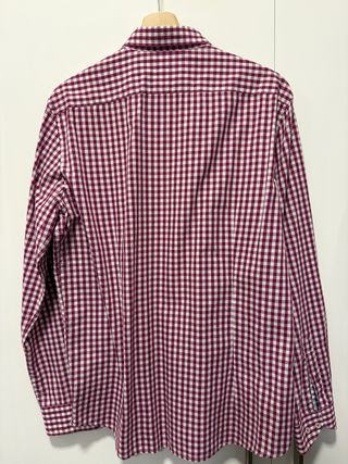 Camisa Sfera cuadros roja y blanca