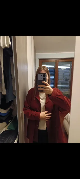 Giacca blazer vintage oversize rossa