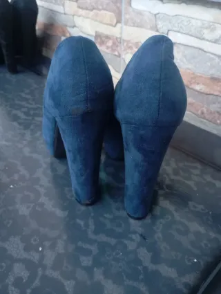 Zapatos de tacón azul Primavera