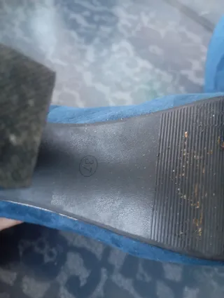 Zapatos de tacón azul Primavera