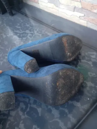 Zapatos de tacón azul Primavera