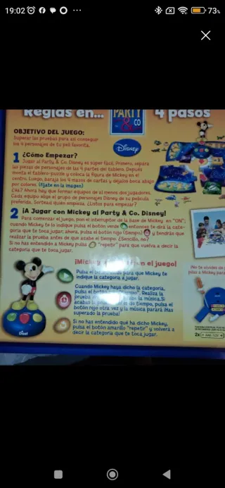 Juego de mesa infantil Disney PARTY