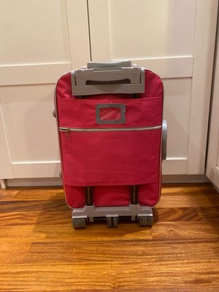 Maleta de viaje MISSLIU rosa y gris