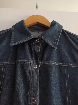 Vestido vaquero vintage entallado