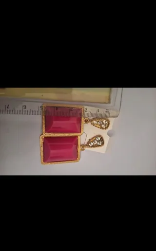 Orecchini donna eleganti rosa oro