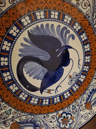 2 Vassoi Decorativi Ceramica