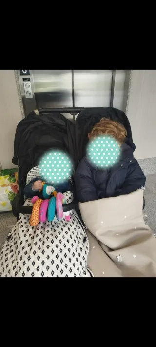 Carrito Gemelar Baby Monster Easy Twin