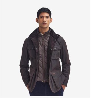 Barbour Ogston Chaqueta Talla M Marrón