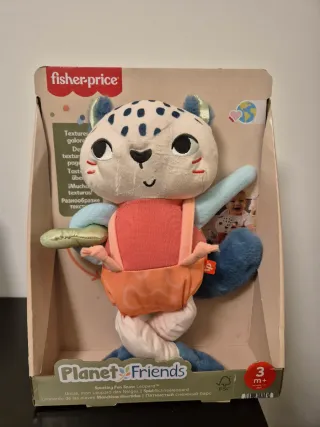 Peluche Leopardo Nieve Fisher Price Sensorial