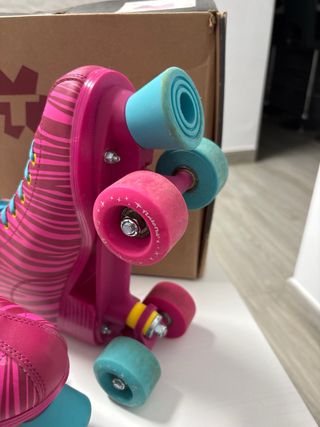 Patines Tijuana Rosa Rayas