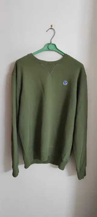 Felpa North Sails verde oliva