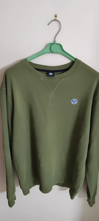 Felpa North Sails verde oliva