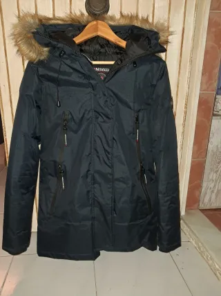 Parka Norway Mujer Talla S Azul Marino