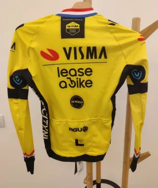 Maglia Ciclismo Visma Lease a Bike Maniche Lunghe