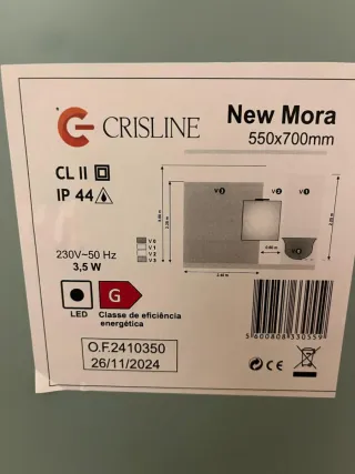 Espejo de baño con luz LED