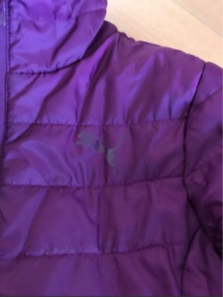 Chaqueta Puma morada acolchada Talla S