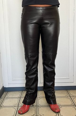 Pantalón Cuero Claude Montana