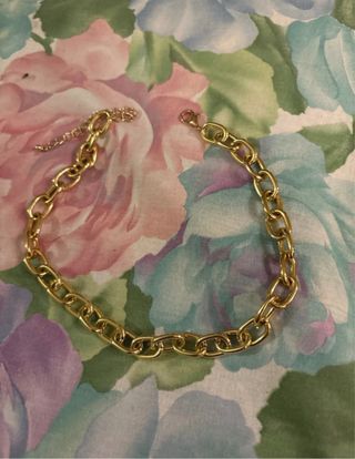 Collana catena maglia grossa con pendente