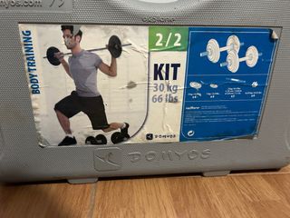Maletín de pesas Domyos 30 kg.Vacio