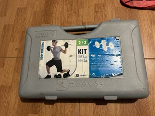 Maletín de pesas Domyos 30 kg.Vacio