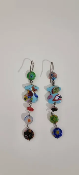 Pendientes Tous Oso Multicolor