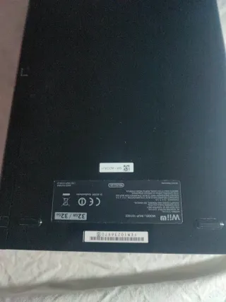 Nintendo Consola Negra Wii u 32 g modelo wup 101