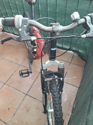 Bicicleta Montaña Roja Decathlon