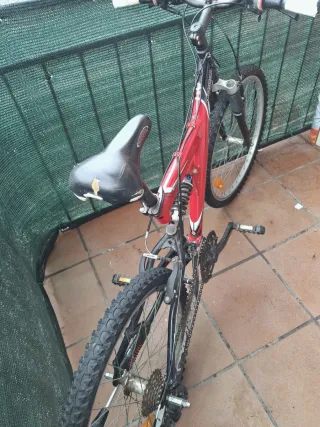 Bicicleta Montaña Roja Decathlon