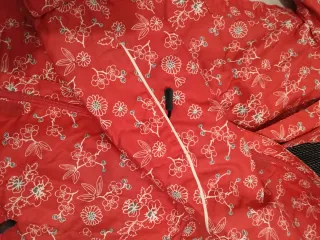 Abrigo de nieve estampado floral