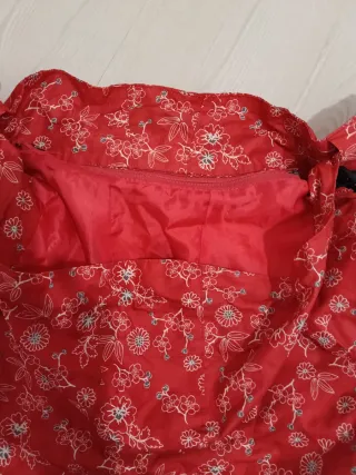 Abrigo de nieve estampado floral