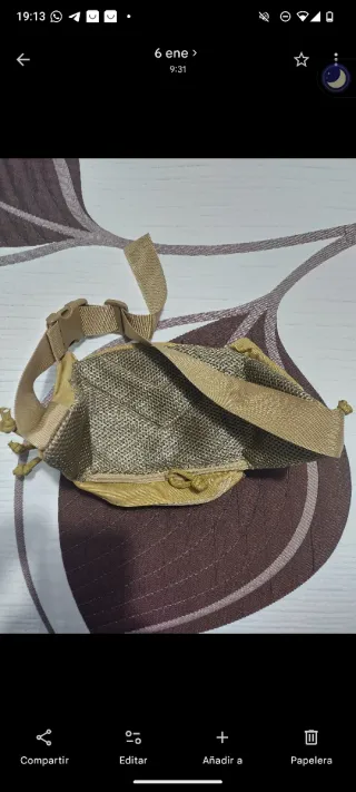 Bandolera militar color coyote desértico