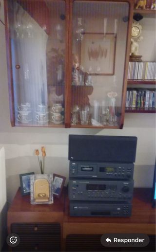 Mueble comedor cerezo 3 modulos