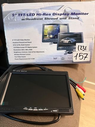 Monitor TFT/LED 9 Coche