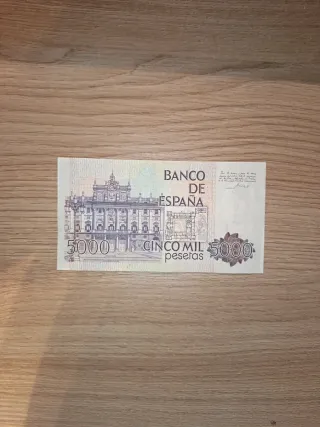 Billete 5000 pesetas Banco de España 1979