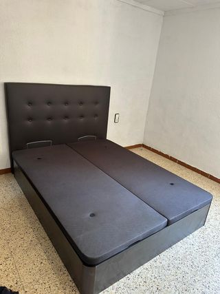 Cama canapé y colchón