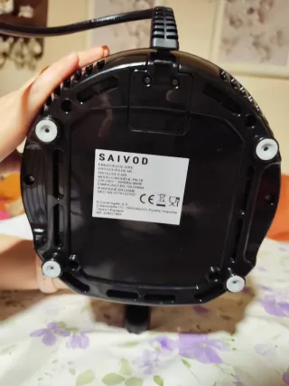 Freidora de Aire 1.5L Negra