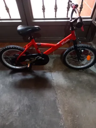 Bicicleta infantil roja Btwin