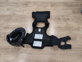 Kit equitación niña: Casco, peto y guantes