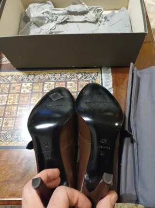 Zapatos Alberta Ferretti Marrones Talla 39